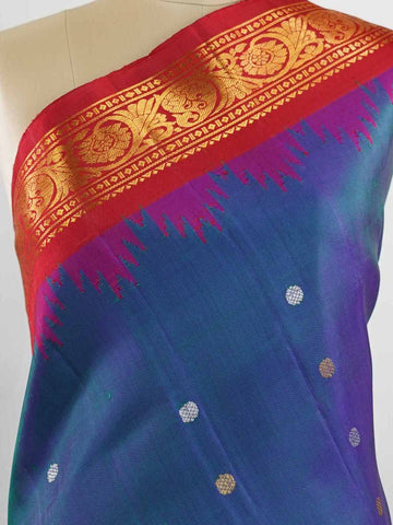 Nalini - Handloom Gadwal Silk Saree | Pure Silk | Zari Border