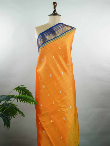 Neelima - Handloom Gadwal Silk Saree | Pure Silk | Zari Border
