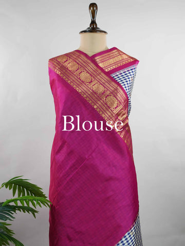 Ranjani - Handloom Gadwal Silk Saree | Pure Silk | Zari Border