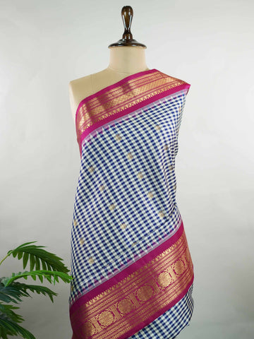 Ranjani - Handloom Gadwal Silk Saree | Pure Silk | Zari Border