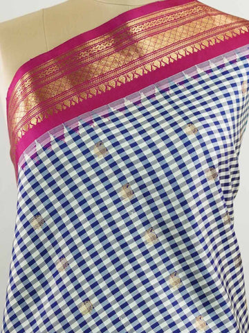 Ranjani - Handloom Gadwal Silk Saree | Pure Silk | Zari Border