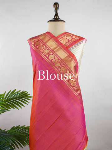 Mokshapriya - Handloom Gadwal Silk Saree | Pure Silk | Zari Border