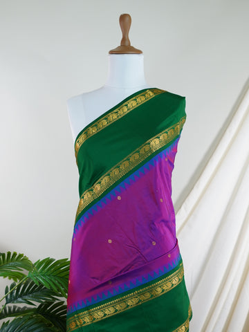 Narayanpet Narayanpet Pattu sarees are known for their lightweight drape, rich zari borders, and classic temple motifs. Once reserved for royals, these handloom treasures are now cherished for their timeless charm and ease of wear. A vintage weave reimagined for today’s graceful celebrations.

#Manoranjitham #NarayanpetPattu #LightweightSilks #TempleBorders #HandloomSarees #VintageWeaves #RoyalDrapes #PattuSarees #SouthIndianSilk #WovenTradition #EverydayElegance Aaratrika - Manoranjitham Weaves - Handloom 