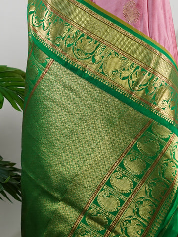 Narayanpet Narayanpet Pattu sarees are known for their lightweight texture and rich borders. Once woven for royalty, these vintage drapes are now making a graceful comeback. A timeless weave that blends tradition with everyday elegance. Ishwari - Manoranjitham Weaves - Handloom Store