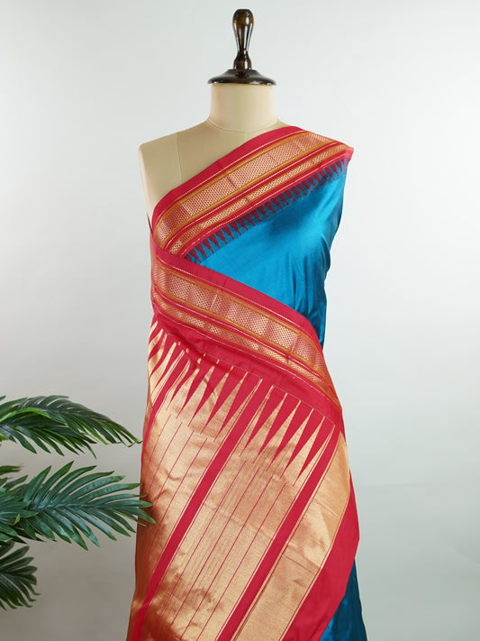 Narayanpet Narayanpet plain sarees are known for their elegant simplicity, featuring rich cotton or silk textures with contrasting borders.
They beautifully blend traditional craftsmanship with everyday comfort, making them perfect for both casual and festive wear. Kushmanda - Manoranjitham Weaves - Handloom Store