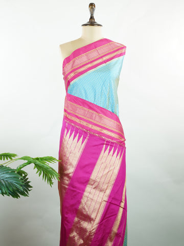 Narayanpet Narayanpet plain sarees are known for their elegant simplicity, featuring rich cotton or silk textures with contrasting borders.
They beautifully blend traditional craftsmanship with everyday comfort, making them perfect for both casual and festive wear. Jaganmantha - Manoranjitham Weaves - Handloom Store