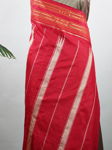 Ambika – Narayanpet Silk Saree | Handloom | Contrasting Border