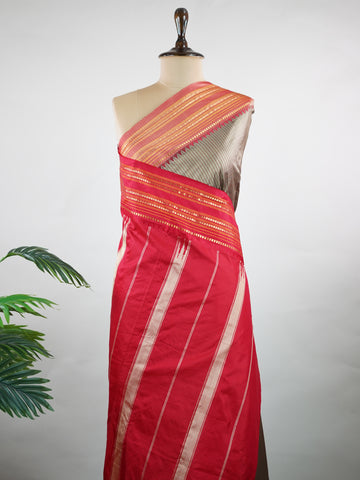 Ambika – Narayanpet Silk Saree | Handloom | Contrasting Border