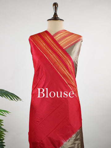 Ambika – Narayanpet Silk Saree | Handloom | Contrasting Border