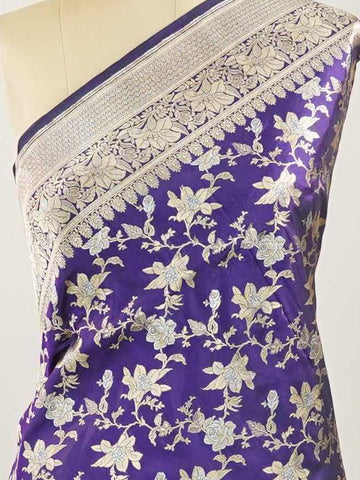 Neelaveni - Banarasi Katan Silk Saree | Full Jaal Zari