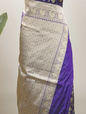 Neelaveni - Banarasi Katan Silk Saree | Full Jaal Zari