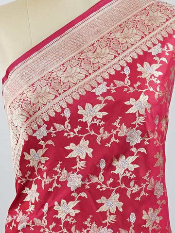 Chandrika - Banarasi Katan Silk Saree | Full Jaal Zari