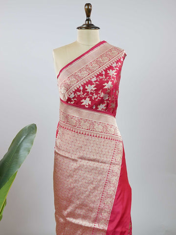 Chandrika - Banarasi Katan Silk Saree | Full Jaal Zari