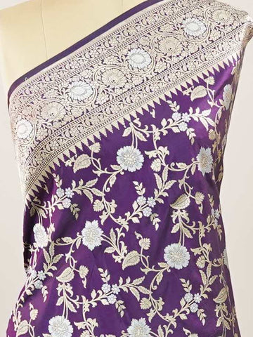 Jasmine - Banarasi Katan Silk Saree | Full Jaal Zari