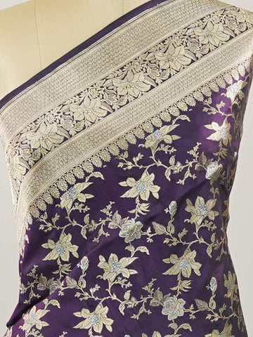 Vennela - Banarasi Katan Silk Saree | Full Jaal Zari