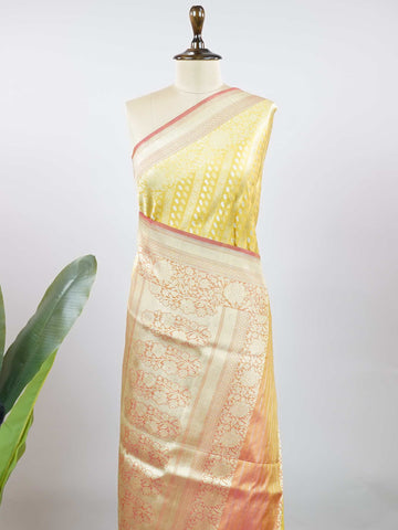 Manimanditha - Banarasi Katan Silk Saree | Woven Motifs