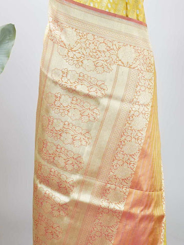 Manimanditha - Banarasi Katan Silk Saree | Woven Motifs