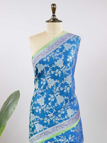 Pankajamukha - Banarasi Katan Silk Saree | Woven Motifs