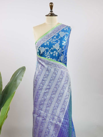 Pankajamukha - Banarasi Katan Silk Saree | Woven Motifs