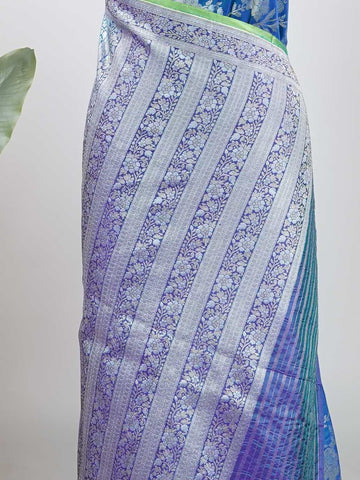 Pankajamukha - Banarasi Katan Silk Saree | Woven Motifs