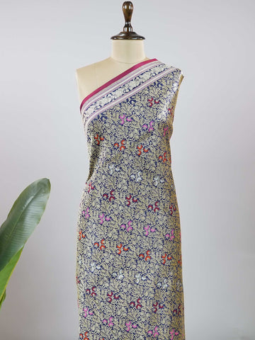 Niranjana - Banarasi Katan Silk Saree | Woven Motifs