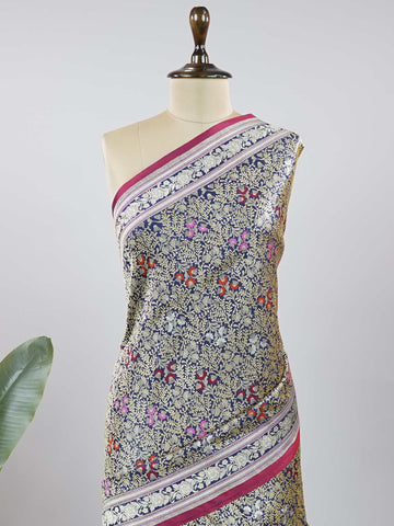 Niranjana - Banarasi Katan Silk Saree | Woven Motifs