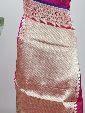 Tripura - Banarasi Katan Silk Saree | Woven Motifs