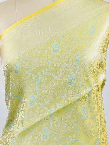 Mandara - Banarasi Katan Silk Saree | Woven Motifs