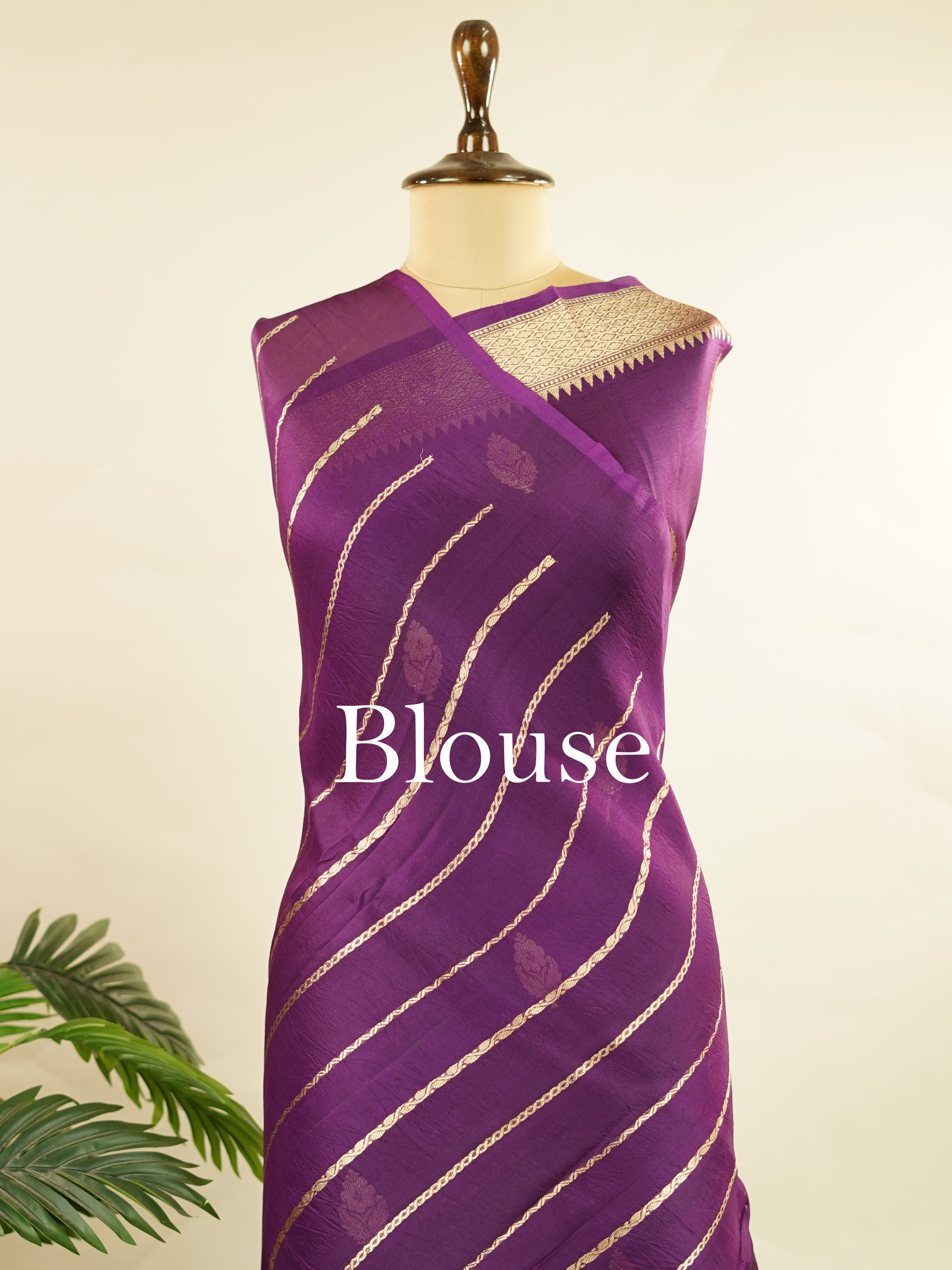 Katan This kora saree features delicate woven buttis and offers a light, comfortable drape. Ishika - Banarasi Kora Saree | Woven Buttas - Manoranjitham Weaves - Handloom Store