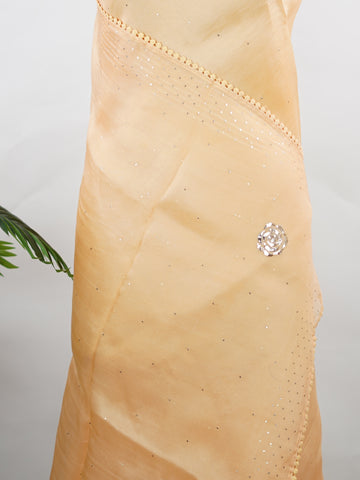 Organza Organza Embroidery Sharvani - Manoranjitham Weaves - Handloom Store