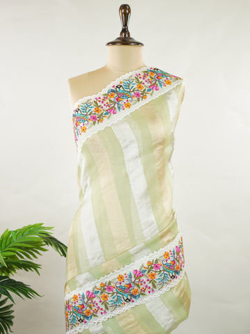 Organza Organza Embroidery Mokshitha - Manoranjitham Weaves - Handloom Store