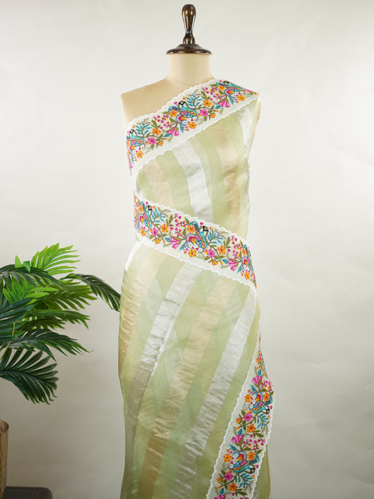 Organza Organza Embroidery Mokshitha - Manoranjitham Weaves - Handloom Store