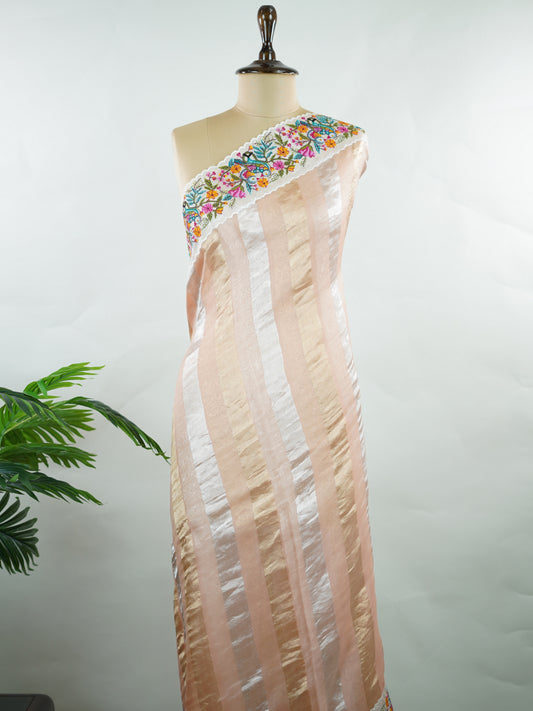 Organza Organza Embroidery Vedanthi - Manoranjitham Weaves - Handloom Store