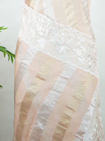 Organza Vintage Kanjivaram Myra - Manoranjitham Weaves - Handloom Store