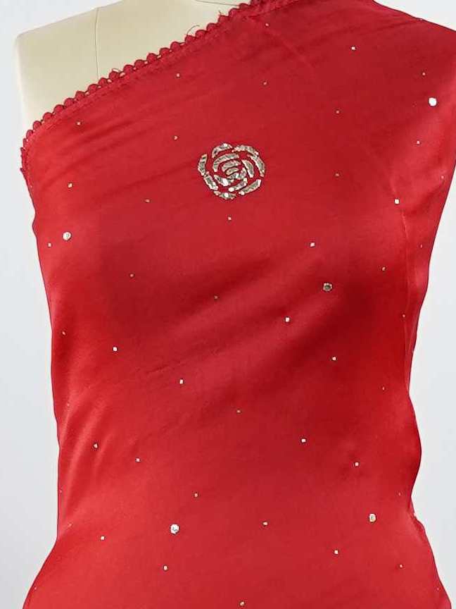 Organza Pure Organza saree in a rich maroon hue, adorned with intricate Mukesh work and exquisite Badla detailing.br
A luminous blend of heritage craftsmanship and graceful elegance, perfect for festive and occasion wear. Praseeda - Maroon Organza Saree | Mukesh Work - Manoranjitham Weaves - Handloom Store
