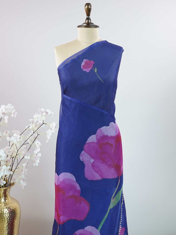 Organza Organza Nitya - Organza saree - Manoranjitham Weaves - Handloom Store