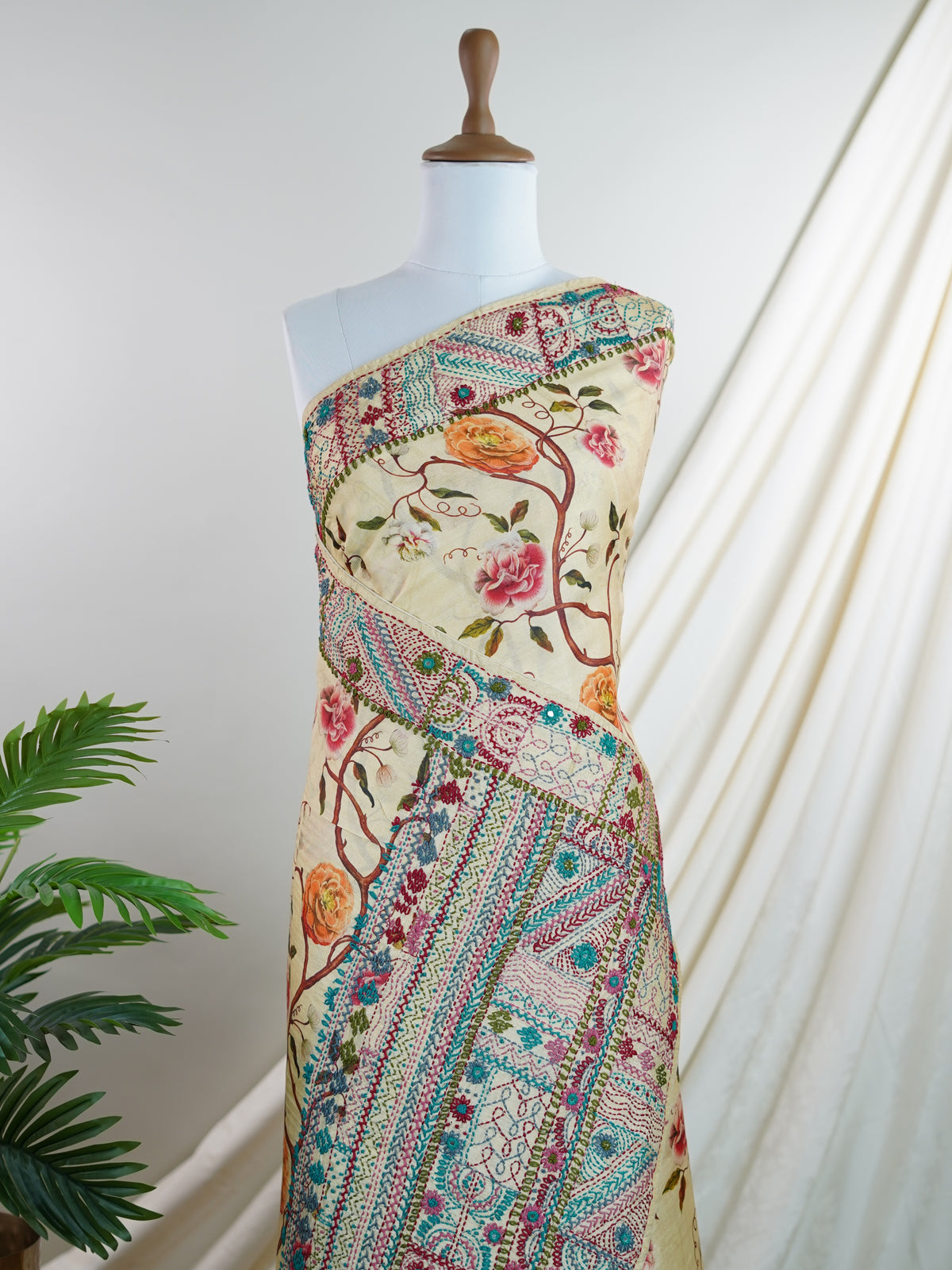 Tussar  100% Pure Tussar - Manoranjitham Weaves - Handloom Store