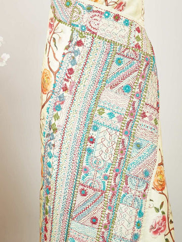 Tussar A masterpiece from Jharkhand, this 100% pure Tussar silk saree is a tribute to India’s handloom heritage. Adorned with fine weaving and delicate handwork, it’s crafted for brides and cherished occasions. Every thread reflects grace, legacy, and the artistry of skilled weavers.

#Manoranjitham #TussarSilk #HandloomElegance #JharkhandWeaves #PureTussar #BridalSarees #TraditionalCraftsmanship #WovenByHand #CelebrationWear #TimelessSilks Bhuvaneshwari - Tussar Silk Saree | Hand Embroidered - Manoranjitha