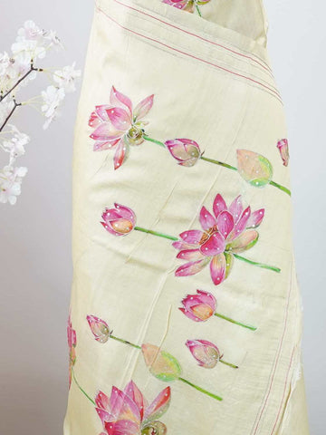 Tussar Elegant Tussar Sulochana - Tussar saree - Manoranjitham Weaves - Handloom Store