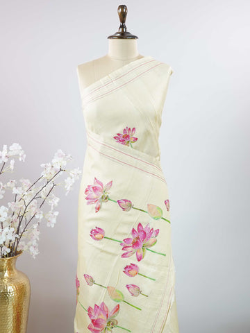 Tussar Elegant Tussar Sulochana - Tussar saree - Manoranjitham Weaves - Handloom Store