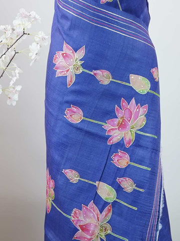 Tussar Elegant Tussar Trijata - Tussar saree - Manoranjitham Weaves - Handloom Store