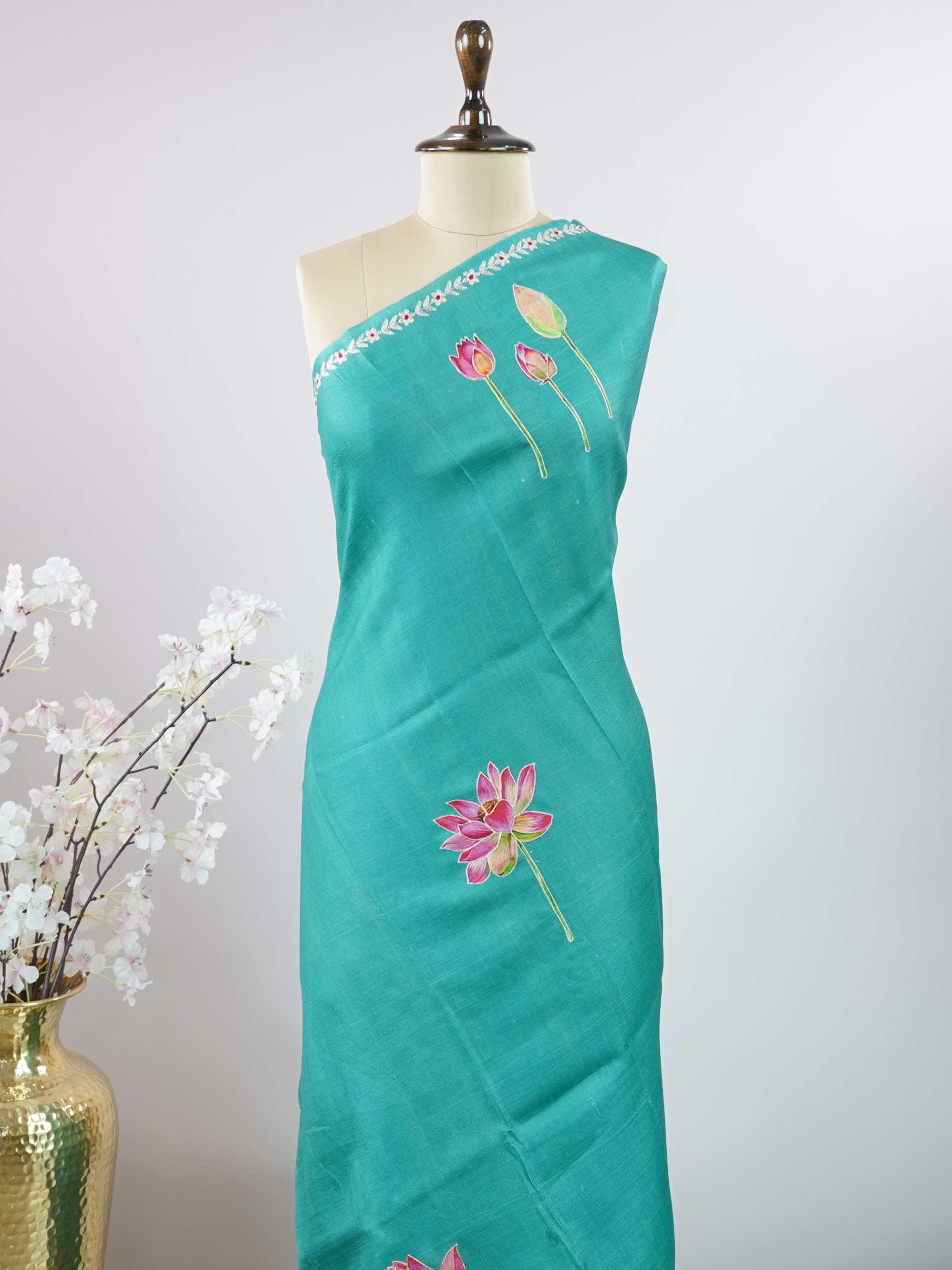 Tussar Elegant Tussar Shaivya - Tussar saree - Manoranjitham Weaves - Handloom Store