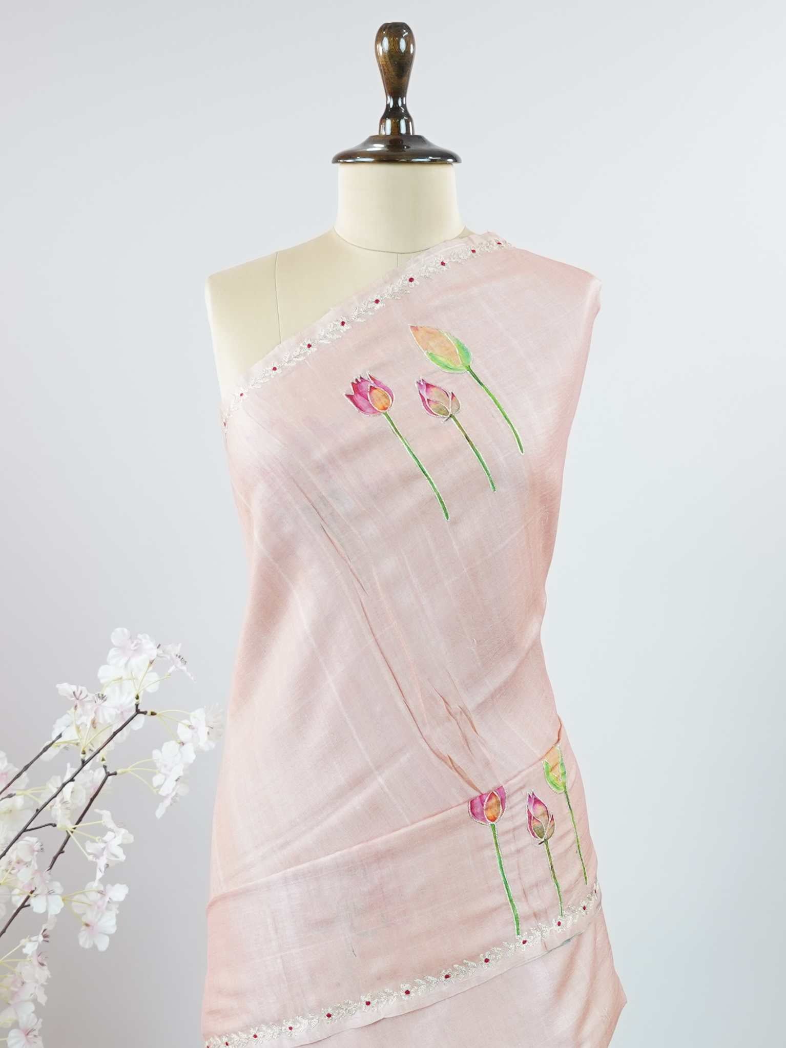 Tussar Elegant Tussar Sulabha - Tussar saree - Manoranjitham Weaves - Handloom Store