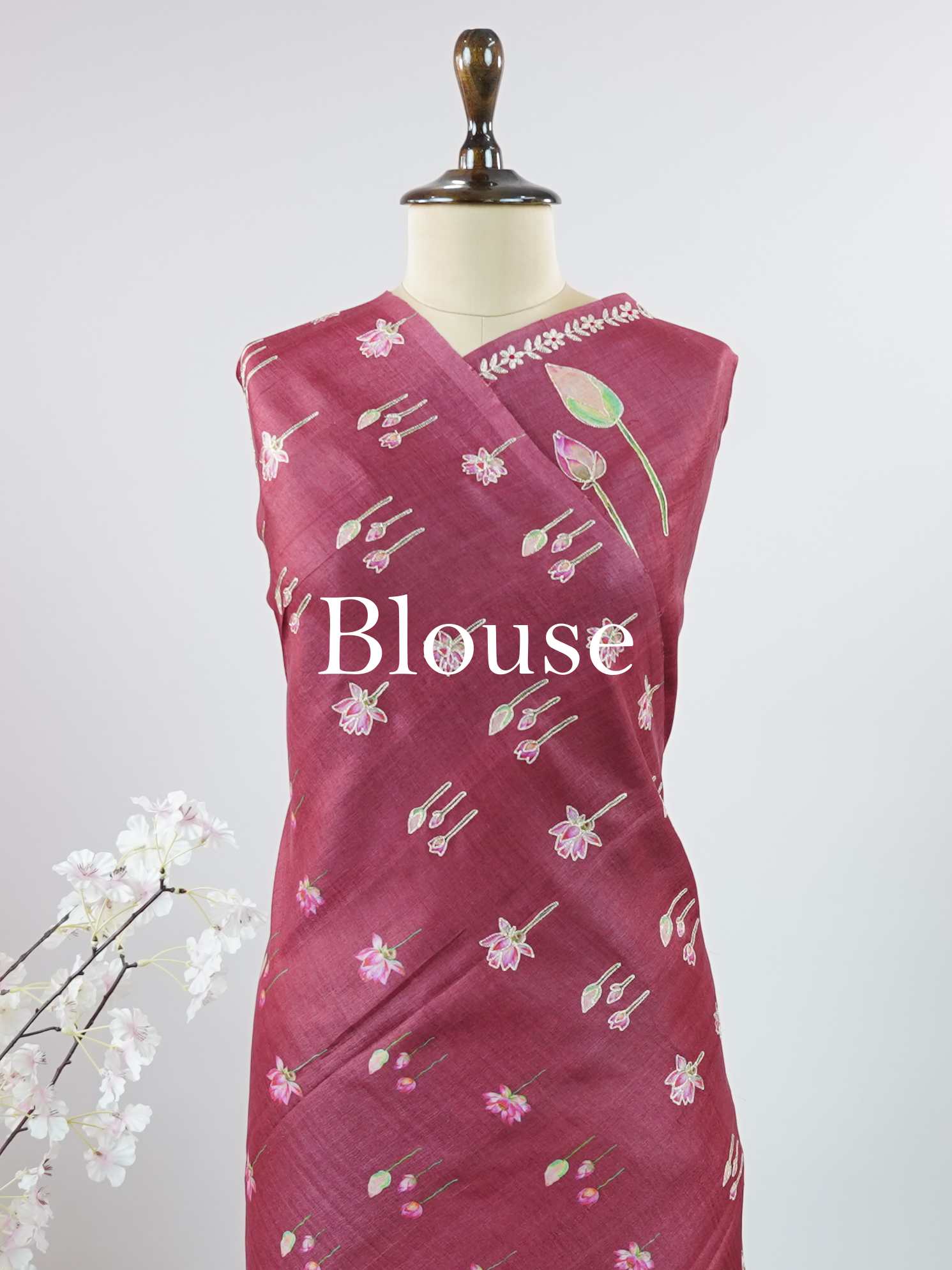 Tussar Elegant Tussar Ulupi - Tussar saree - Manoranjitham Weaves - Handloom Store