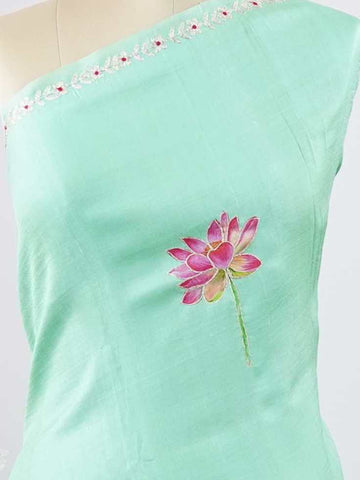 Tussar Elegant Tussar Indumati - Tussar saree - Manoranjitham Weaves - Handloom Store