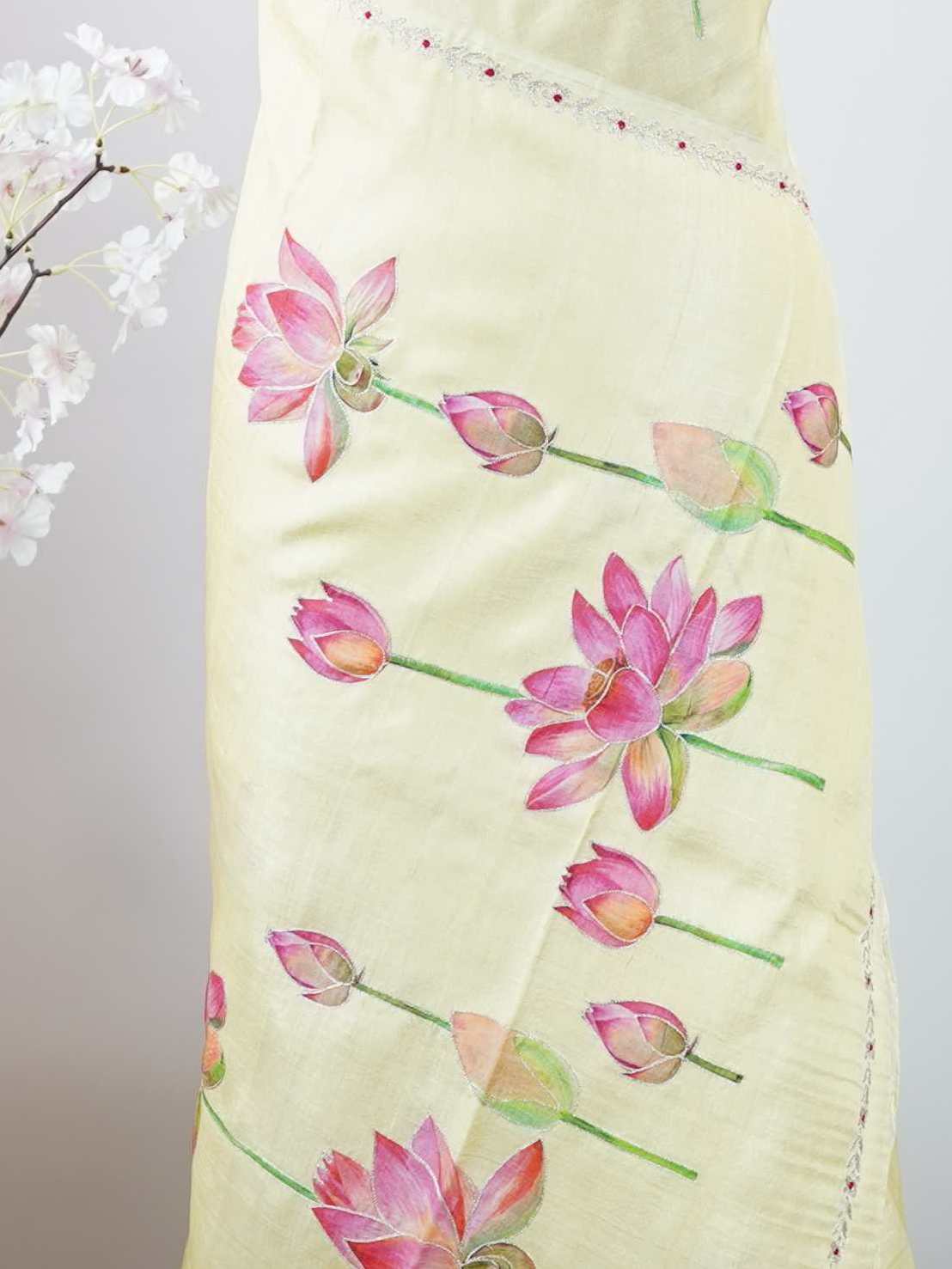 Tussar Elegant Tussar Jalandhara - Tussar saree - Manoranjitham Weaves - Handloom Store