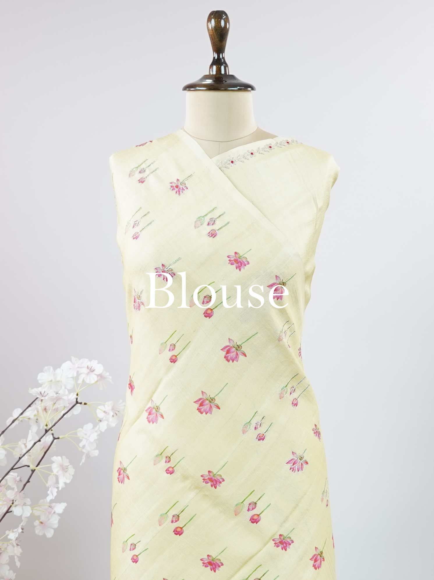 Tussar Elegant Tussar Jalandhara - Tussar saree - Manoranjitham Weaves - Handloom Store