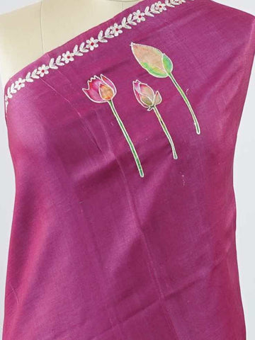 Tussar Elegant Tussar Amba - Tussar saree - Manoranjitham Weaves - Handloom Store