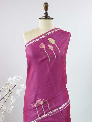Tussar Elegant Tussar Amba - Tussar saree - Manoranjitham Weaves - Handloom Store