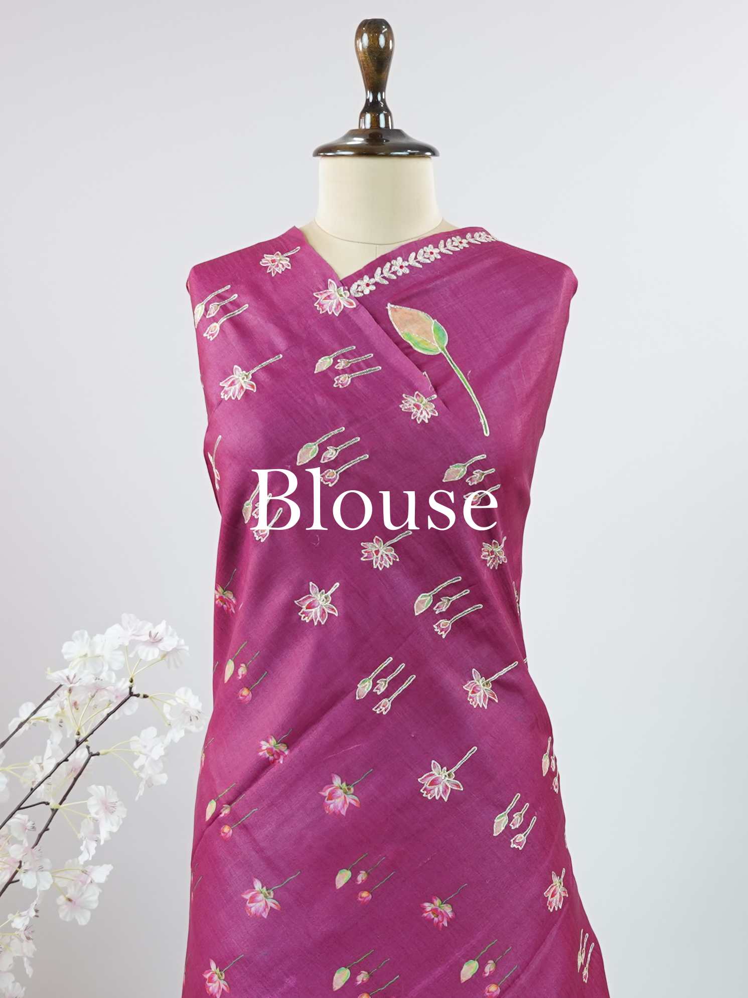 Tussar Elegant Tussar Amba - Tussar saree - Manoranjitham Weaves - Handloom Store